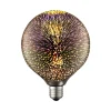 Lucande LED lamp E27 Ø 12,5cm 4W 3D vuurwerk
