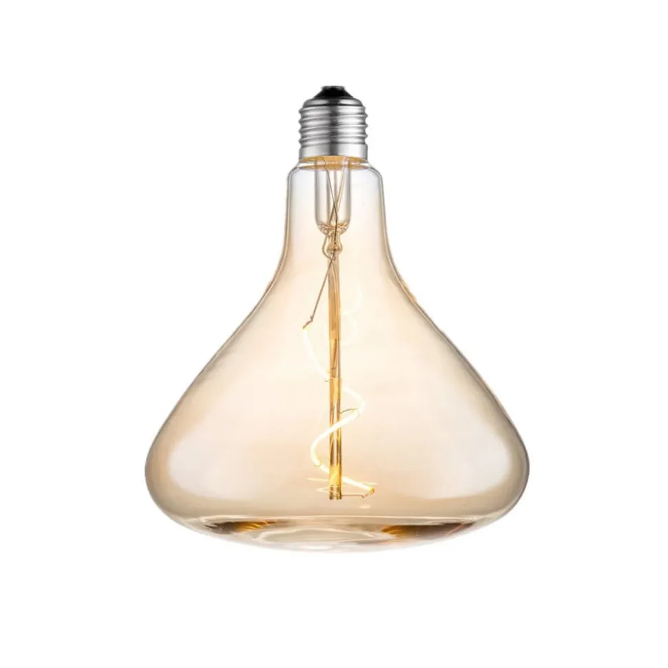 Lucande LED lamp E27 Ø 14cm 4W 2700K amber