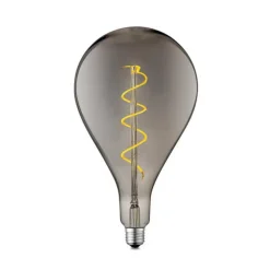 Lucande LED lamp E27 A160 4W 1.800K dimbaar smoke