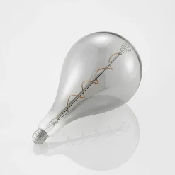 Lucande LED lamp E27 A160 4W 1.800K dimbaar smoke