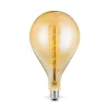 Lucande LED lamp E27 A160 4W 2.700K dimbaar amber