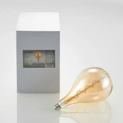 Lucande LED lamp E27 A160 4W 2.700K dimbaar amber