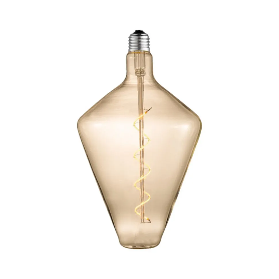 Lucande LED lamp E27 Ø15cm 4W 2700K amber