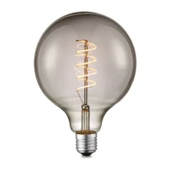 Lucande LED lamp E27 G125 4 W rook 1.800 K dimbaar