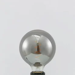 Lucande LED lamp E27 G125 4 W rook 1.800 K dimbaar