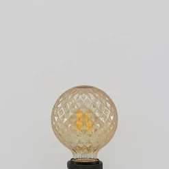 Lucande LED lamp E27 G95 4W 2.700K dimbaar amber