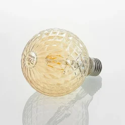 Lucande LED lamp E27 G95 4W 2.700K dimbaar amber