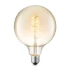Lucande LED lamp E27 G125 4W 2.700K dimbaar amber