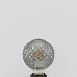 Lucande LED lamp E27 G95 4W 1.800K dimbaar smoke