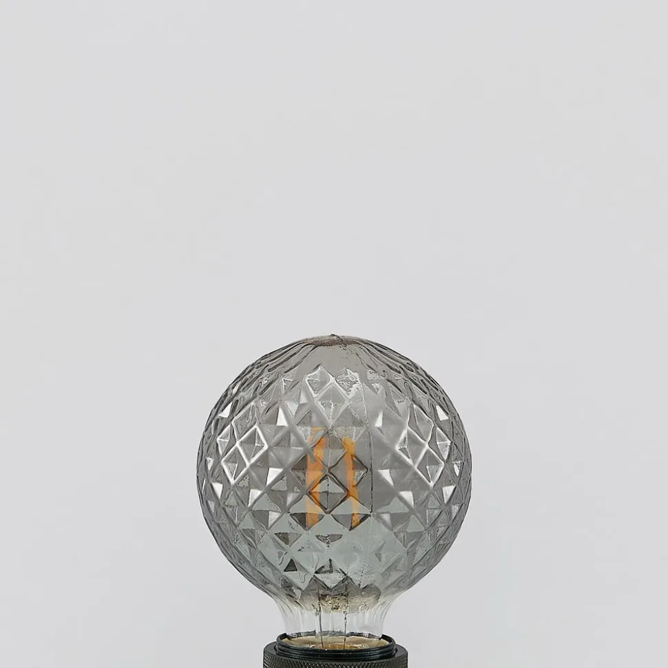 Lucande LED lamp E27 G95 4W 1.800K dimbaar smoke