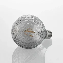 Lucande LED lamp E27 G95 4W 1.800K dimbaar smoke