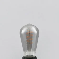 Lucande LED lamp E27 ST64 4W rook 1.800 K dimbaar