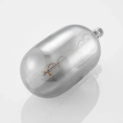 Lucande LED lamp E27 T140 4W 1.800K dimbaar smoke