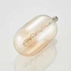 Lucande LED lamp E27 T140 4W 2.700K dimbaar amber