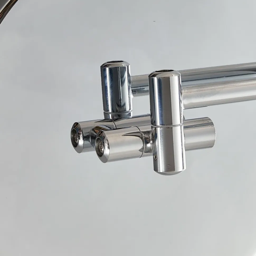 Lucande LED make-upspiegel Fyria, chroom, staal, CCT