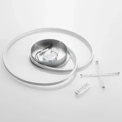 Lucande LED plafondlamp Enesa, 63 cm, CCT, afstandsbediening, dimbaar