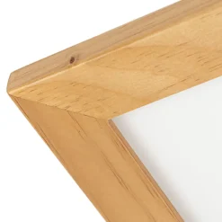 Lucande LED plafondlamp Joren, 52 cm, hout, CCT, afstandsbediening