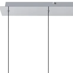 Lucande LED plafondlamp Korvitha, 5-lamps, grijs, glas