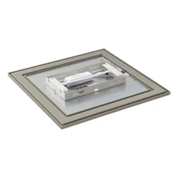 Lucande LED plafondlamp Leicy, nikkel 60 cm RGB kleurenstroom