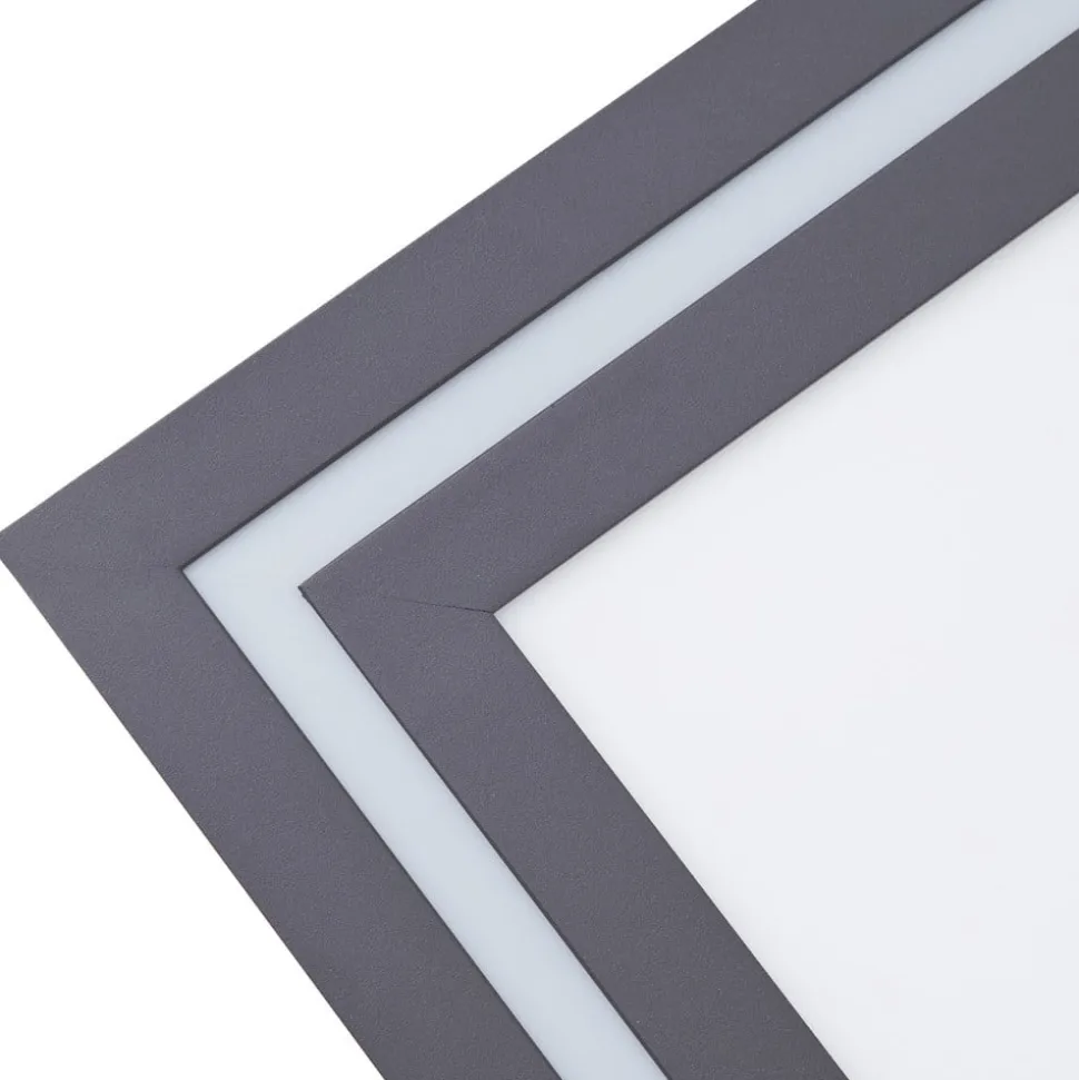 Lucande LED plafondlamp Leicy, zwart, 124 cm, RGB, CCT