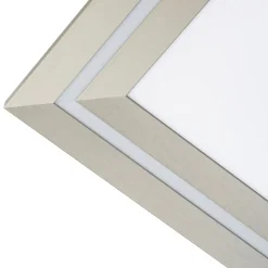 Lucande LED plafondlamp Leicy, nikkel, 80 cm, RGBIC, CCT