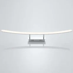 Lucande LED plafondlamp Lorian, 99 cm, chroom, metaal