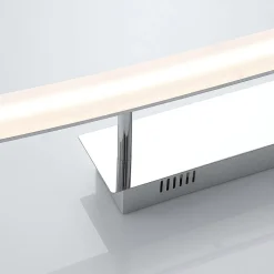 Lucande LED plafondlamp Lorian, 99 cm, chroom, metaal