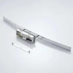 Lucande LED plafondlamp Lorian, 99 cm, chroom, metaal