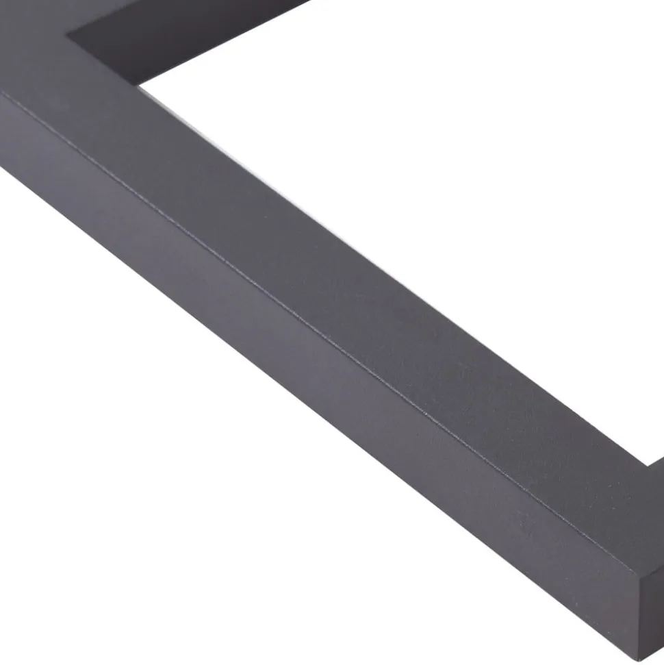 Lucande LED plafondlamp Tjado, 120 cm lang, zwart, metaal