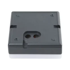 Lucande LED plafondlamp Thilo, 16cm, antraciet, sensor, IP54