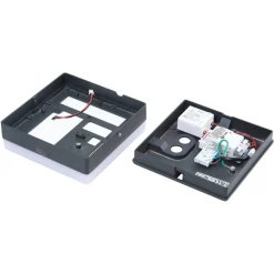 Lucande LED plafondlamp Thilo, 16cm, antraciet, sensor, IP54