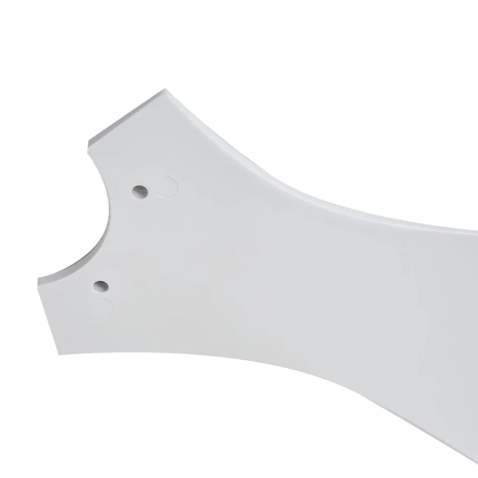 Lucande LED plafondventilator Kayu, wit, DC, stil, Ø 132 cm