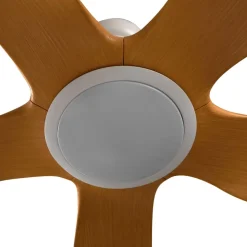 Lucande LED plafondventilator Omendo, wit, DC, stil, CCT