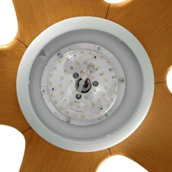 Lucande LED plafondventilator Omendo, wit, DC, stil, CCT