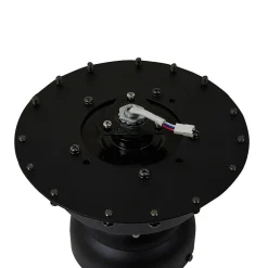 Lucande LED plafondventilator Omendo, zwart, DC, stil, CCT