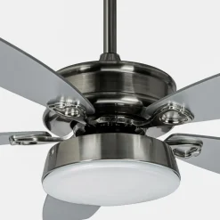 Lucande LED plafondventilator Kuvio, DC, stil, Ø 120 cm, CCT