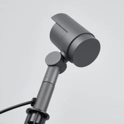 Lucande LED prikspot Beatrix, antraciet, aluminium, 45,7cm