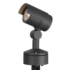 Lucande LED prikspot Beatrix, antraciet, aluminium, 45,7cm