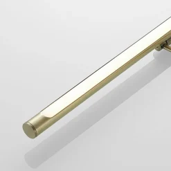 Lucande LED schilderij verlichting Dimitrij, messing, metaal, 54cm