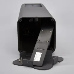 Lucande LED sokkellamp Annika, antraciet, metaal, 50 cm