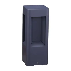 Lucande LED sokkellamp Annika, antraciet, metaal, 30 cm