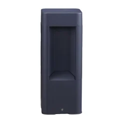 Lucande LED sokkellamp Annika, antraciet, metaal, 30 cm