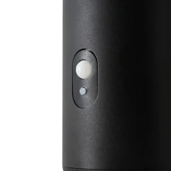 Lucande LED sokkellamp Elario, 44 cm, zwart, sensor