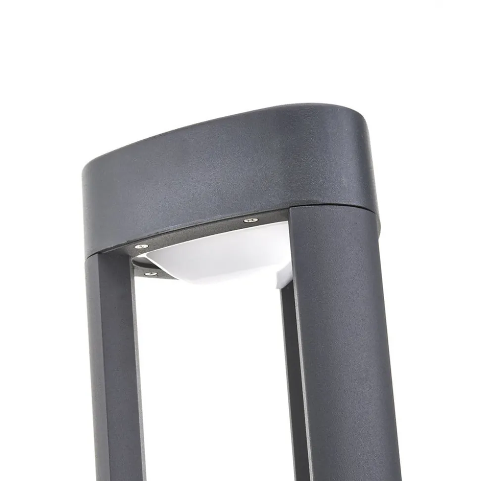 Lucande LED sokkellamp Pirron, 50 cm, driehoekig, IP54