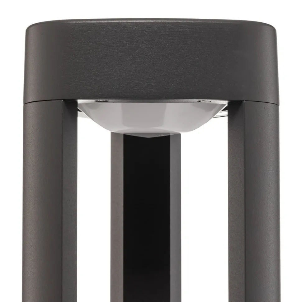 Lucande LED sokkellamp Pirron, 50 cm, driehoekig, IP54