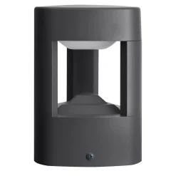 Lucande LED sokkellamp Pirron, 20 cm, driehoekig, IP54