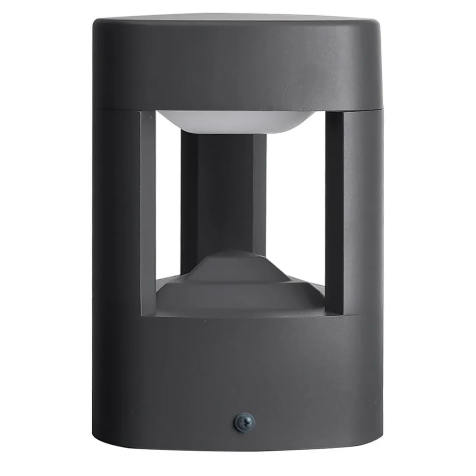 Lucande LED sokkellamp Pirron, 20 cm, driehoekig, IP54