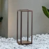 Lucande LED sokkellamp Thorvid, hoogte 50 cm, zwart