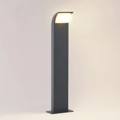 Lucande LED sokkellamp Tinna, 60 cm, antraciet, IP65