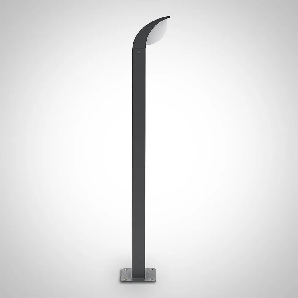 Lucande LED sokkellamp Tinna, 60 cm, antraciet, IP65